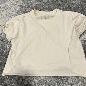 Free People raw hem t shirt